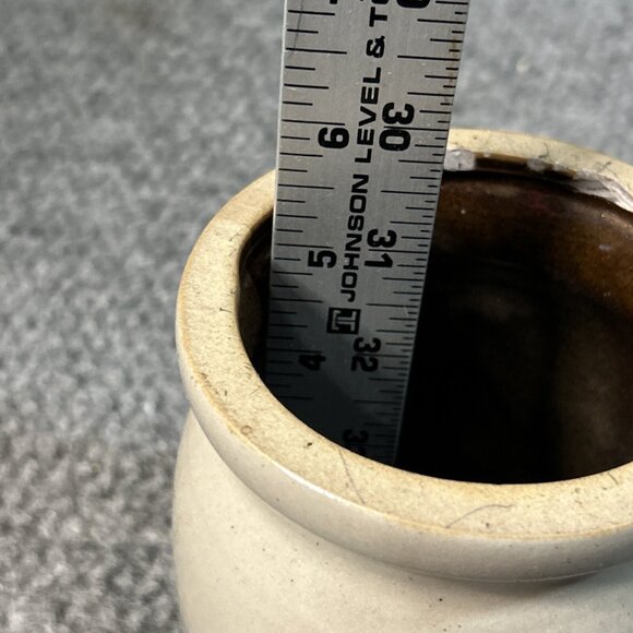 Vintage 90s Pottery Crock Stoneware Sardis OH 1996 on Bottom Cottage House - Picture 5 of 9